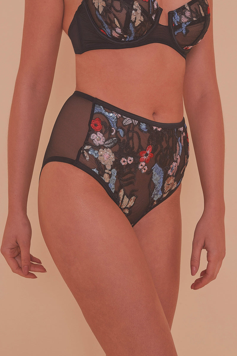 Felicity Hayward Elly Sequin Black HW Brief Core