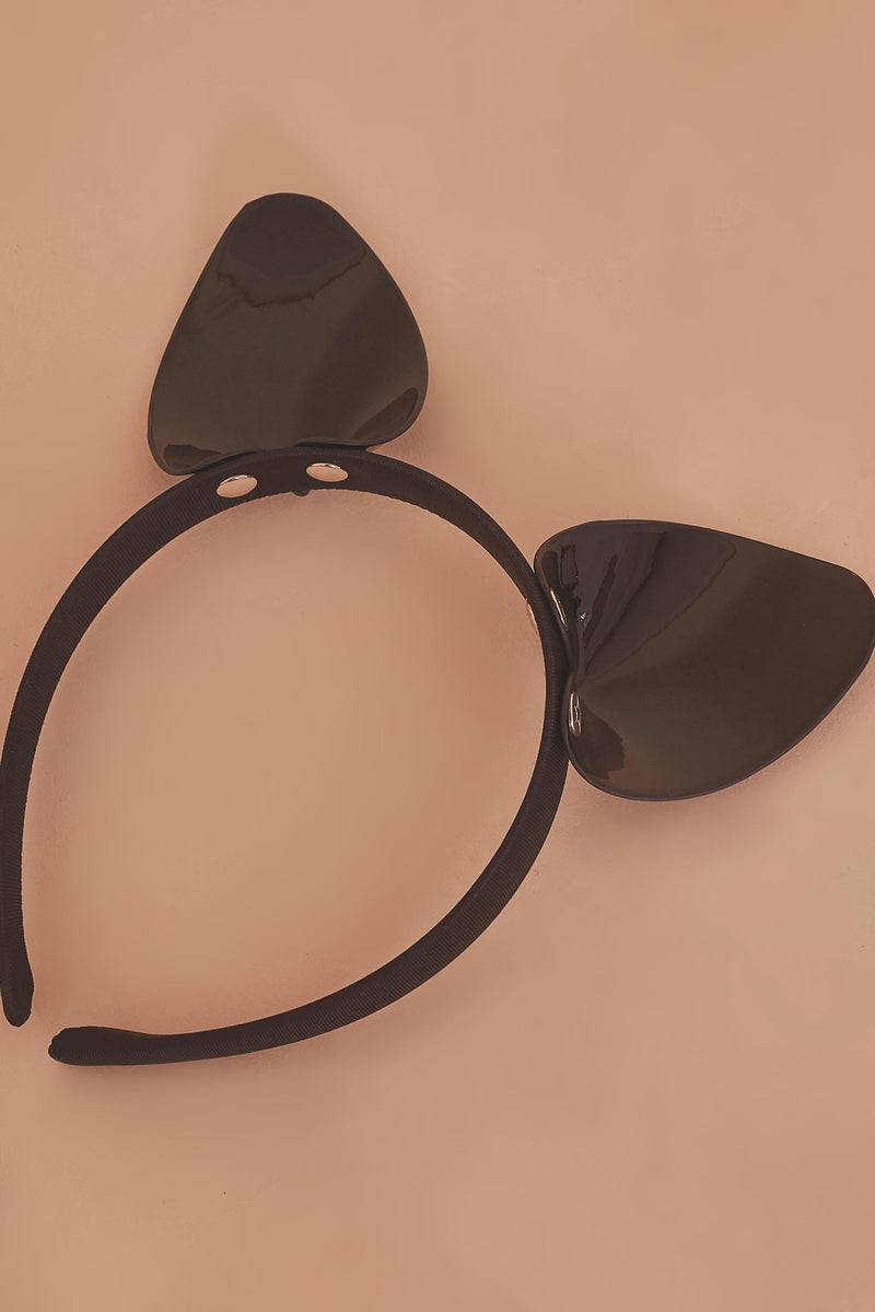 Regalia Cat Ear Headband Black