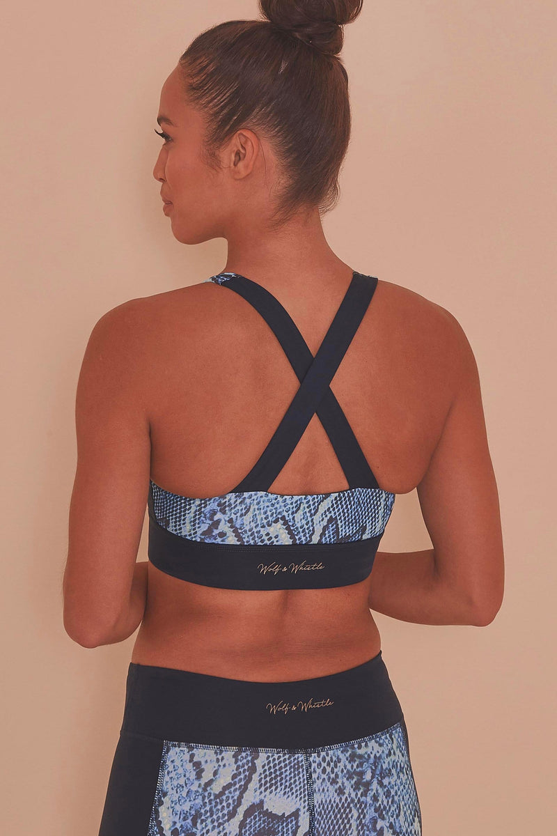 Cross Back Bra Snake