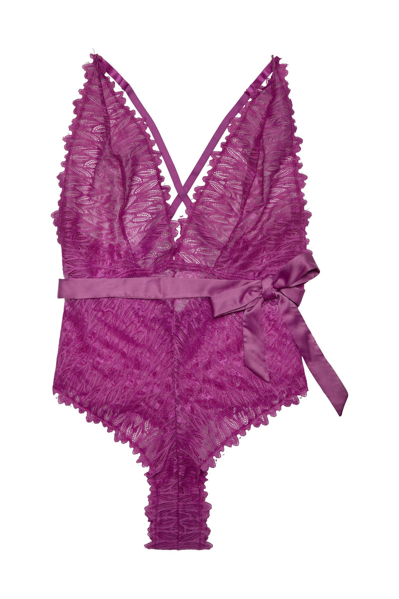 Margot Violet High Apex Plunge Body
