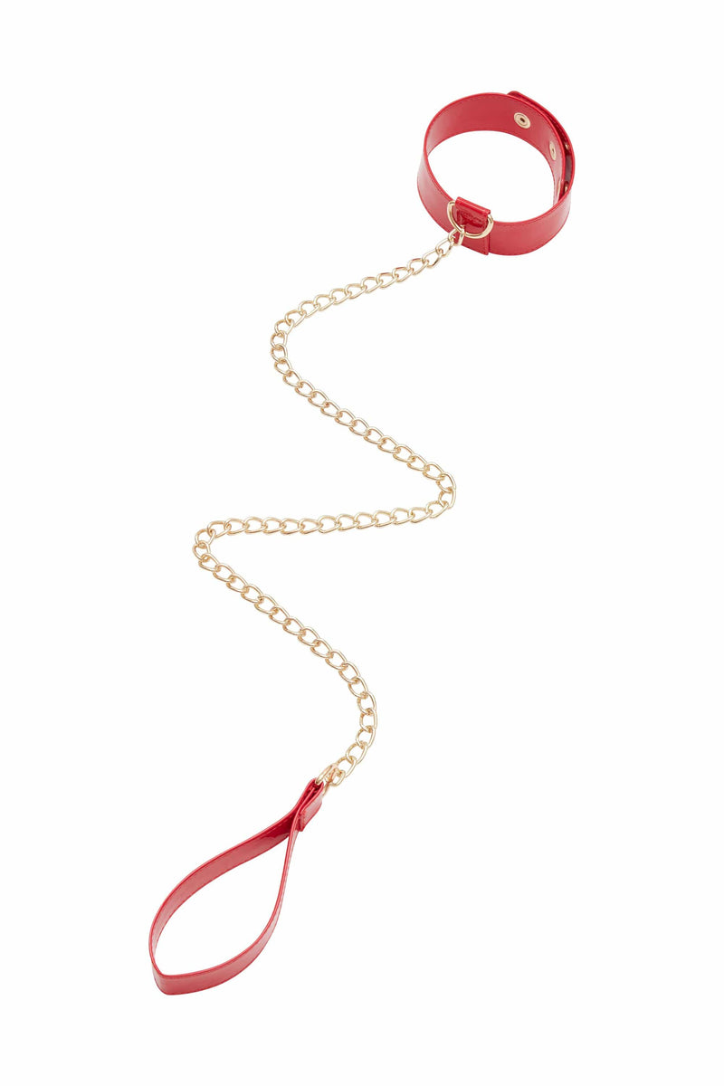 Regalia Collar With Lead Red