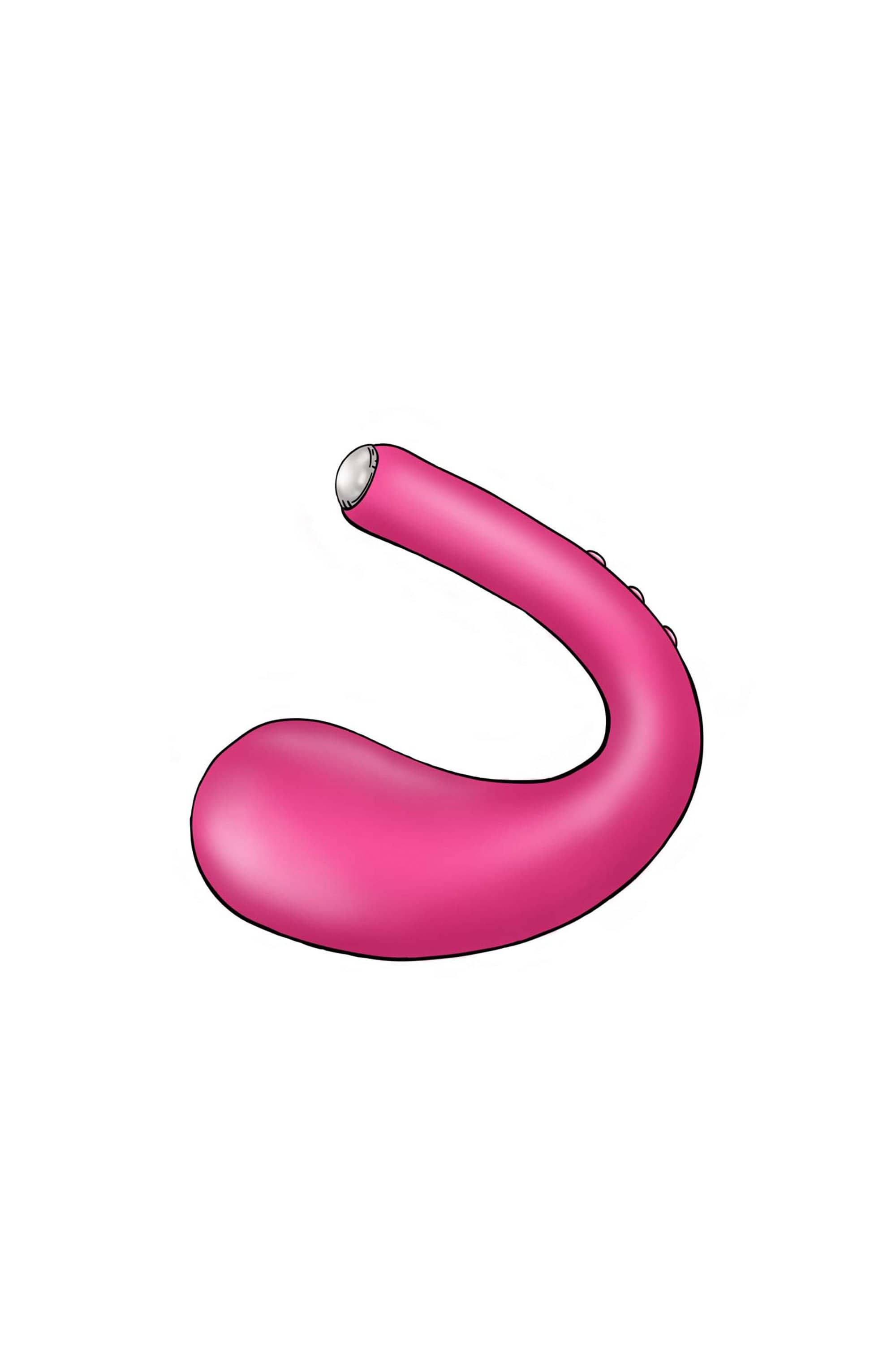 Je Joue Dua App controlled wearable vibrator Pink