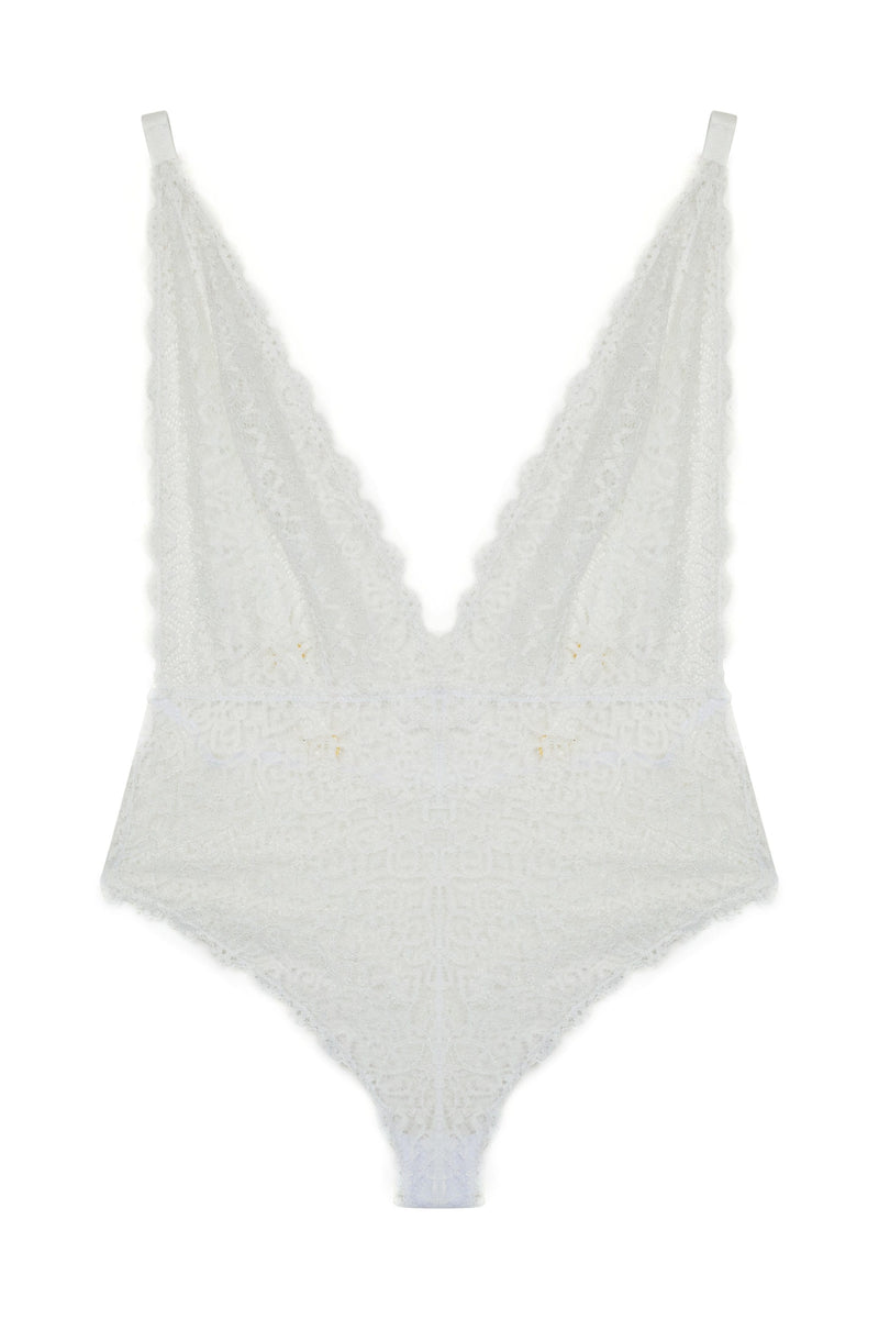 Wolf & Whistle Ariana Ivory Everyday Lace Body
