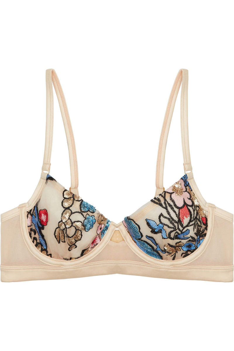 Eleanor Embroidery Bra Fuller Bust DD - H