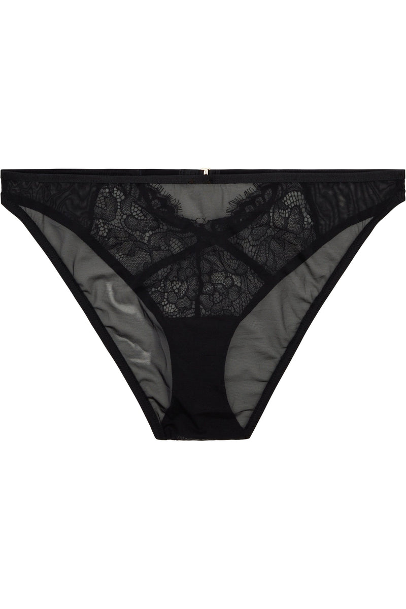 Peek & Beau Polly Black lace brief