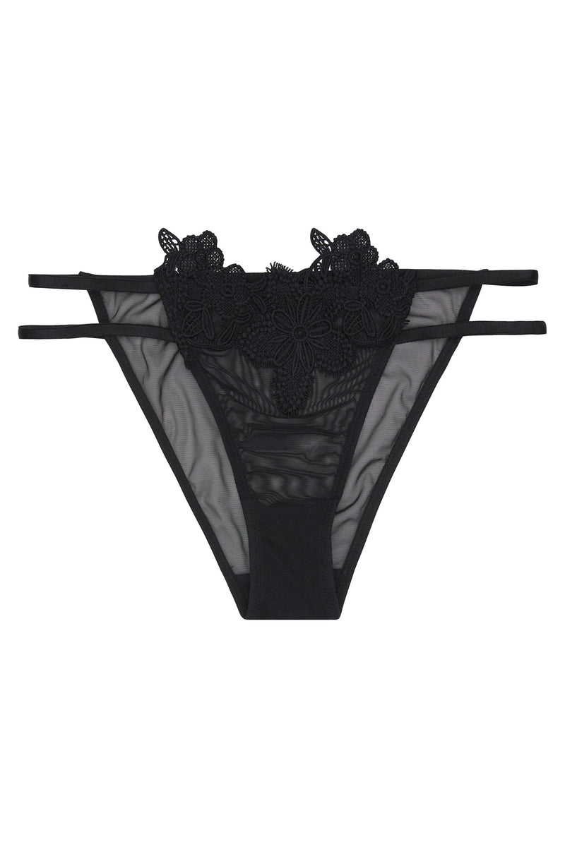 WW x Charlotte McKinney Alyssa Floral Applique Brief