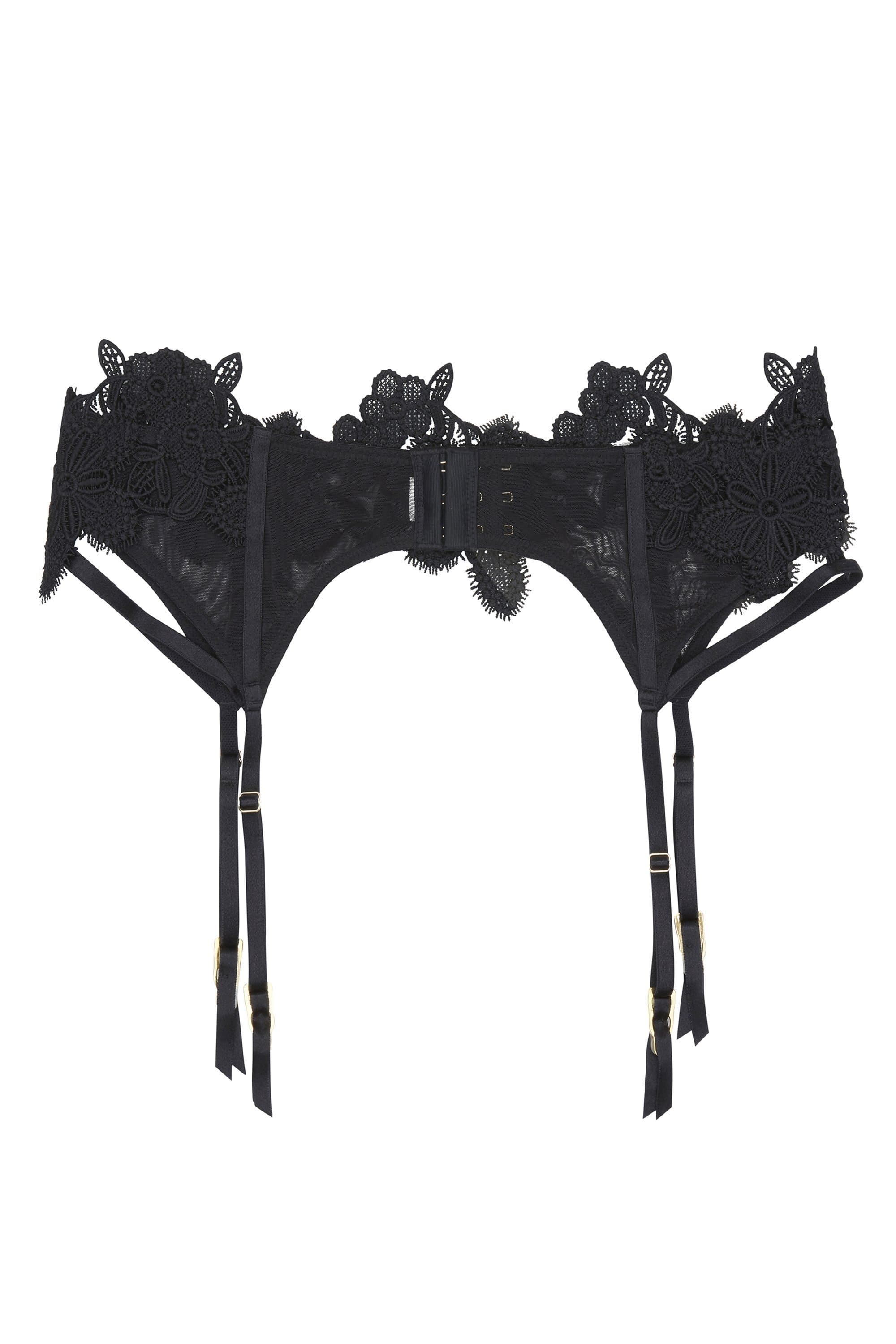 WW x Charlotte McKinney Alyssa Applique Suspender Belt
