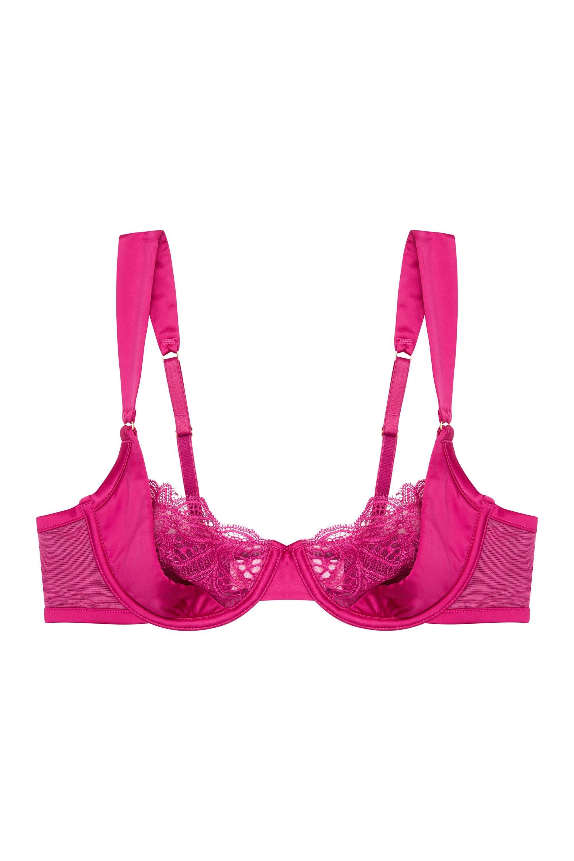 Arabella Satin Gathered Cup Bra