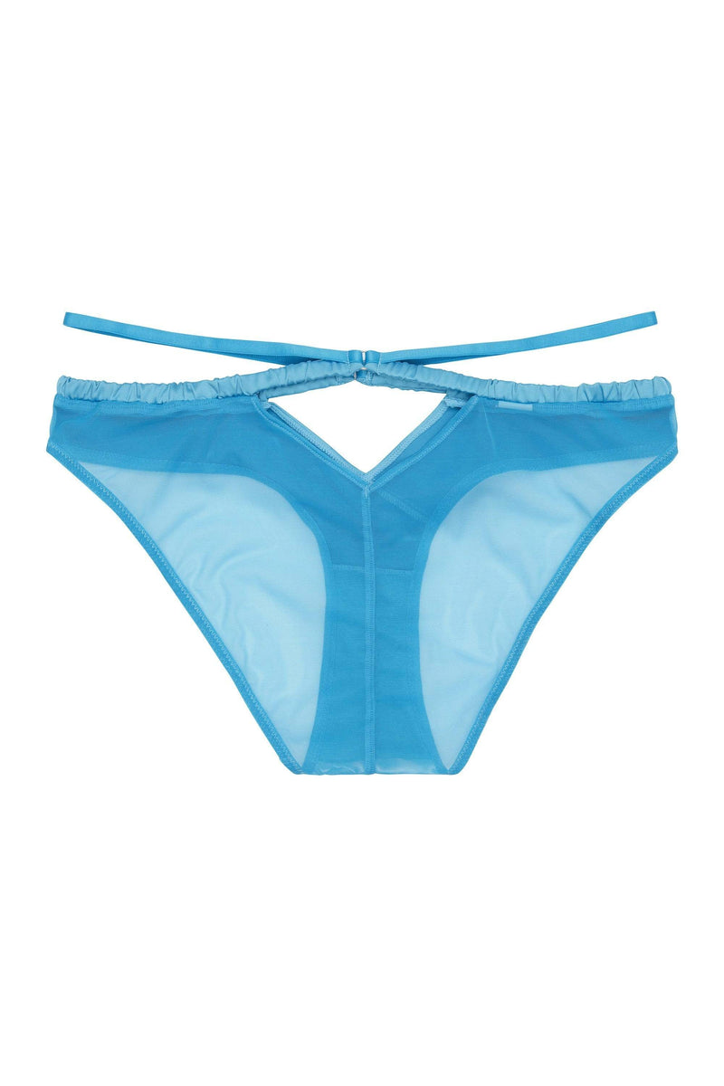 Dani Blue Strappy Satin Brief