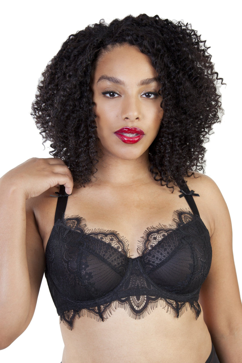 Gabi Fresh Holly Black Mesh & Lace Bra