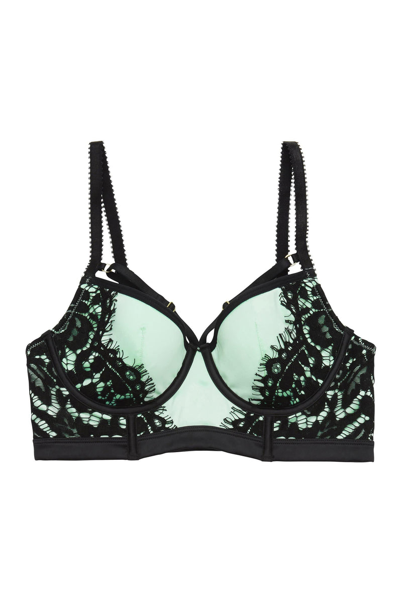 Hedy Mint Lace Bra A - D