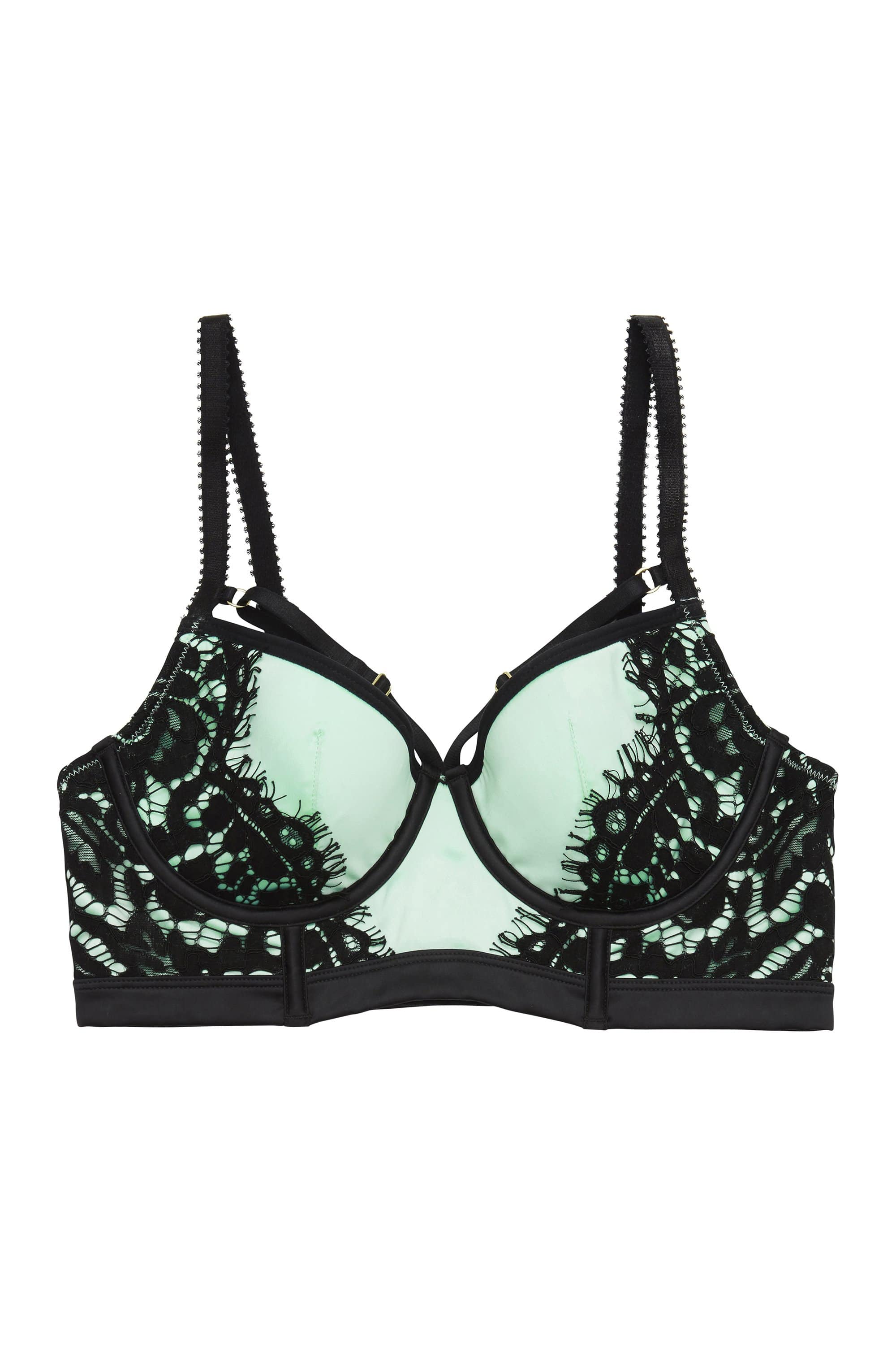Hedy Mint Full Bust Lace Bra DD - G