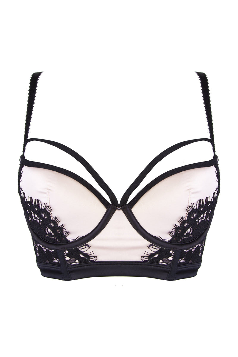 Hedy Textured Lace Plunge Bra Curve