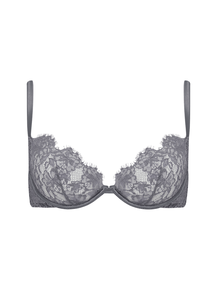 Isabella Grey Lace Plunge Bra Playful Promises Australia