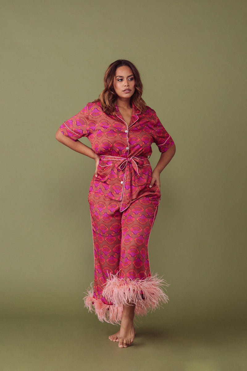 Cheetah Shell Print PJ Set