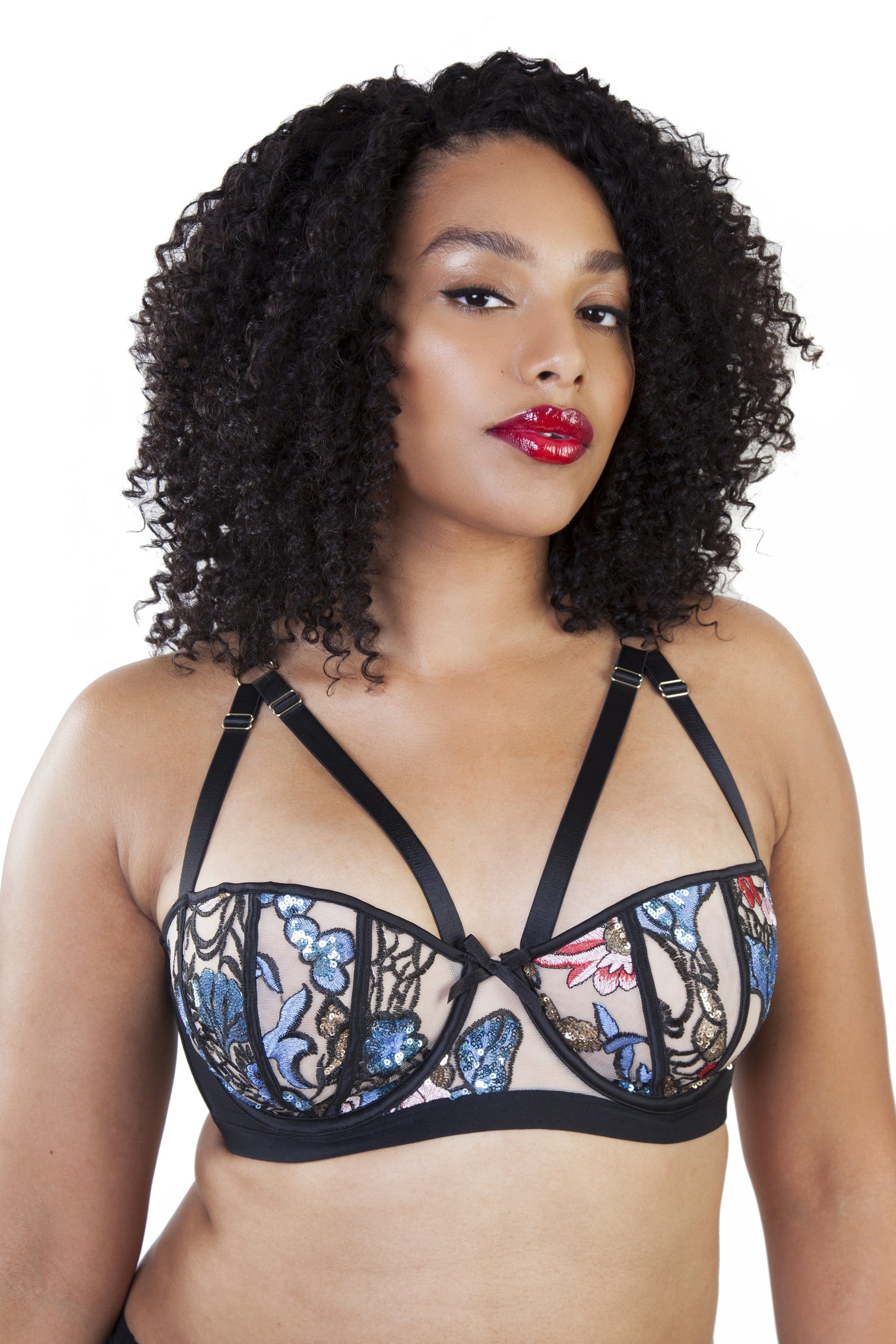 Gabi Fresh Celeste Sequined Embroidered Bra