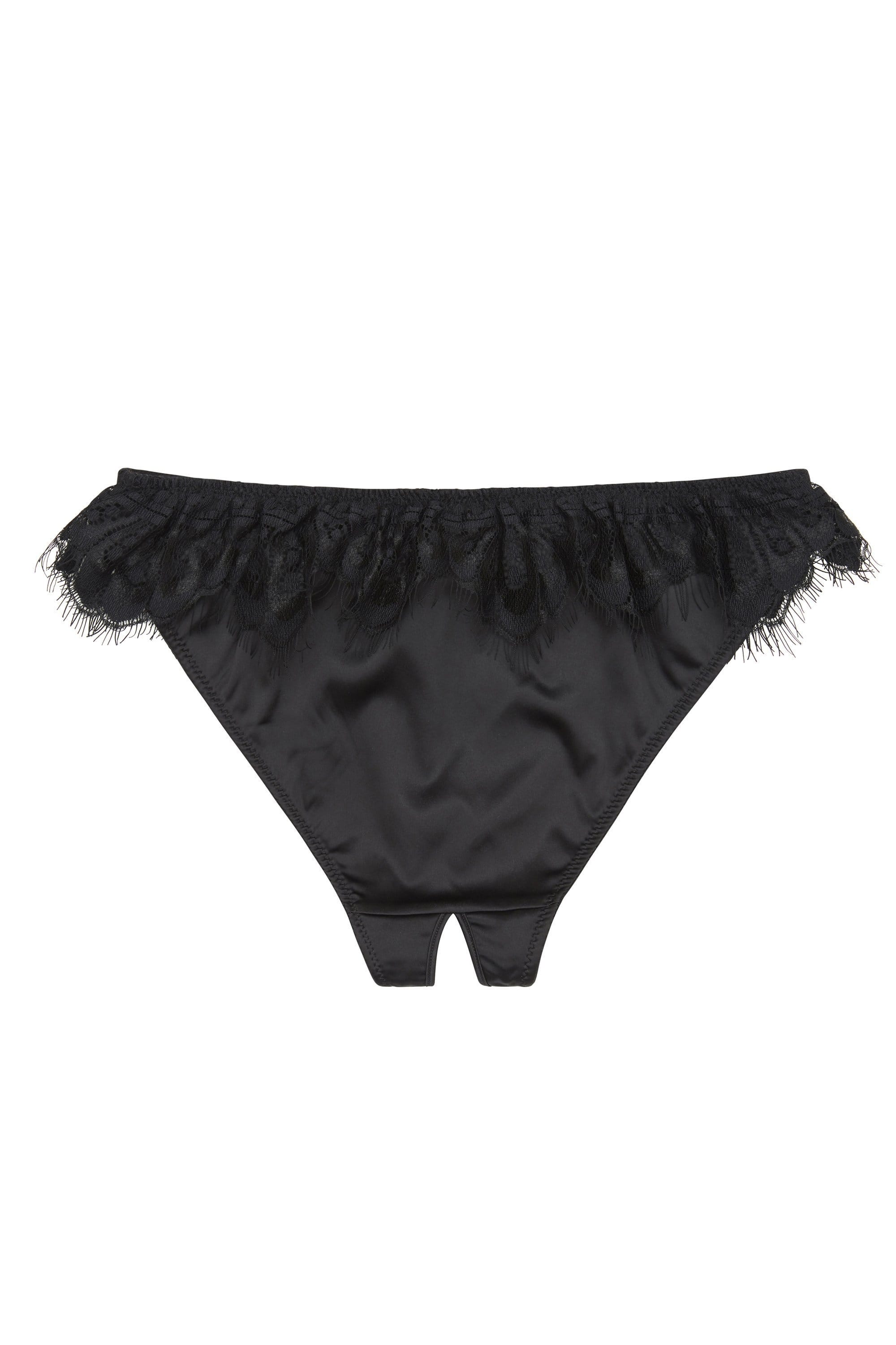 Marlene Black Ouvert Brief Curve