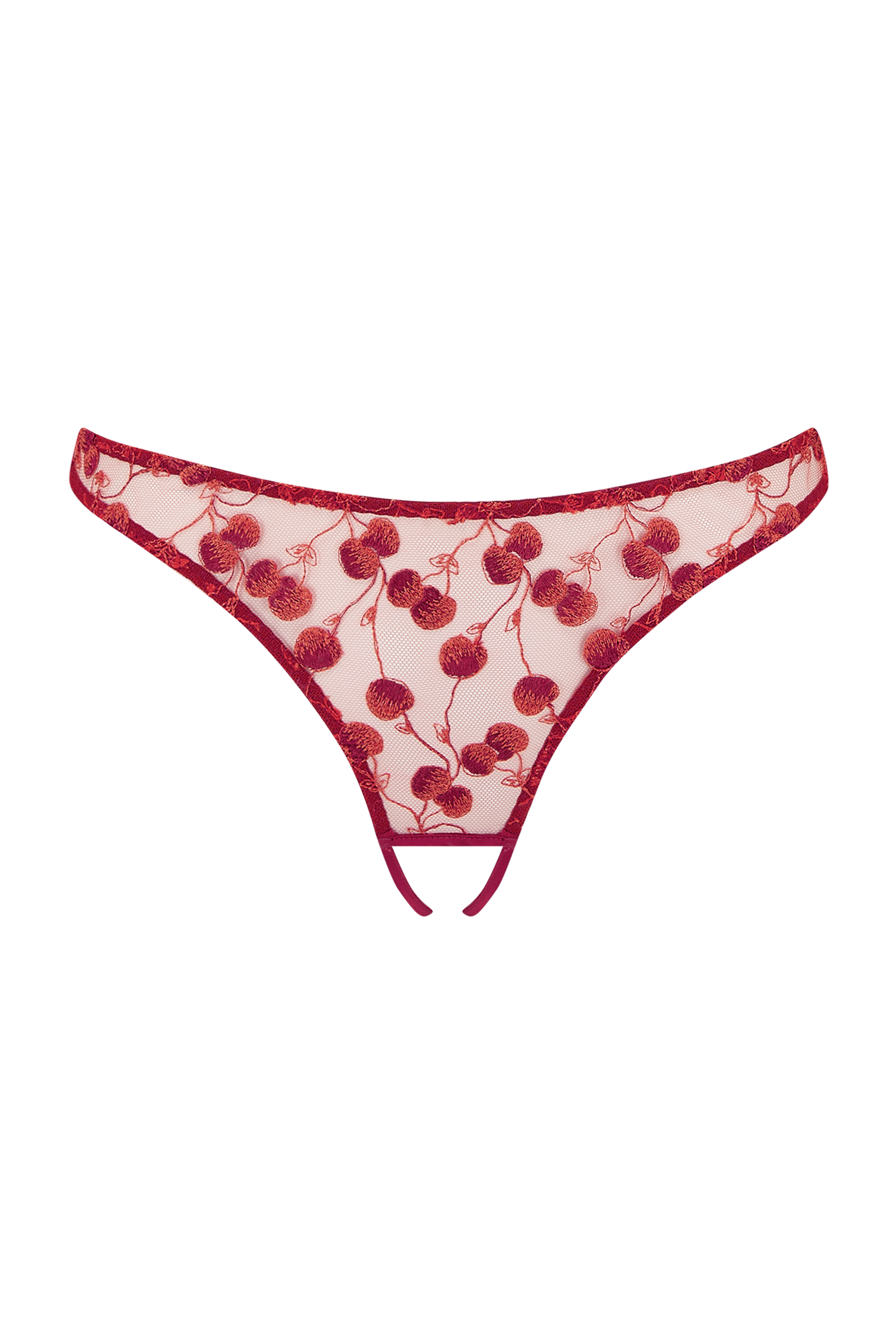 Naomi Cherry Open Back Brief