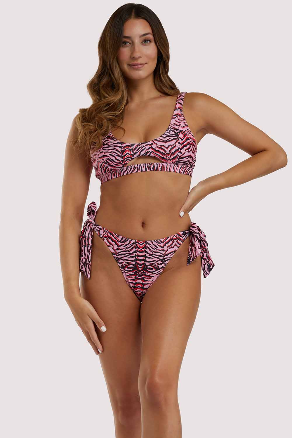 Crop Cut Out Bikini Top