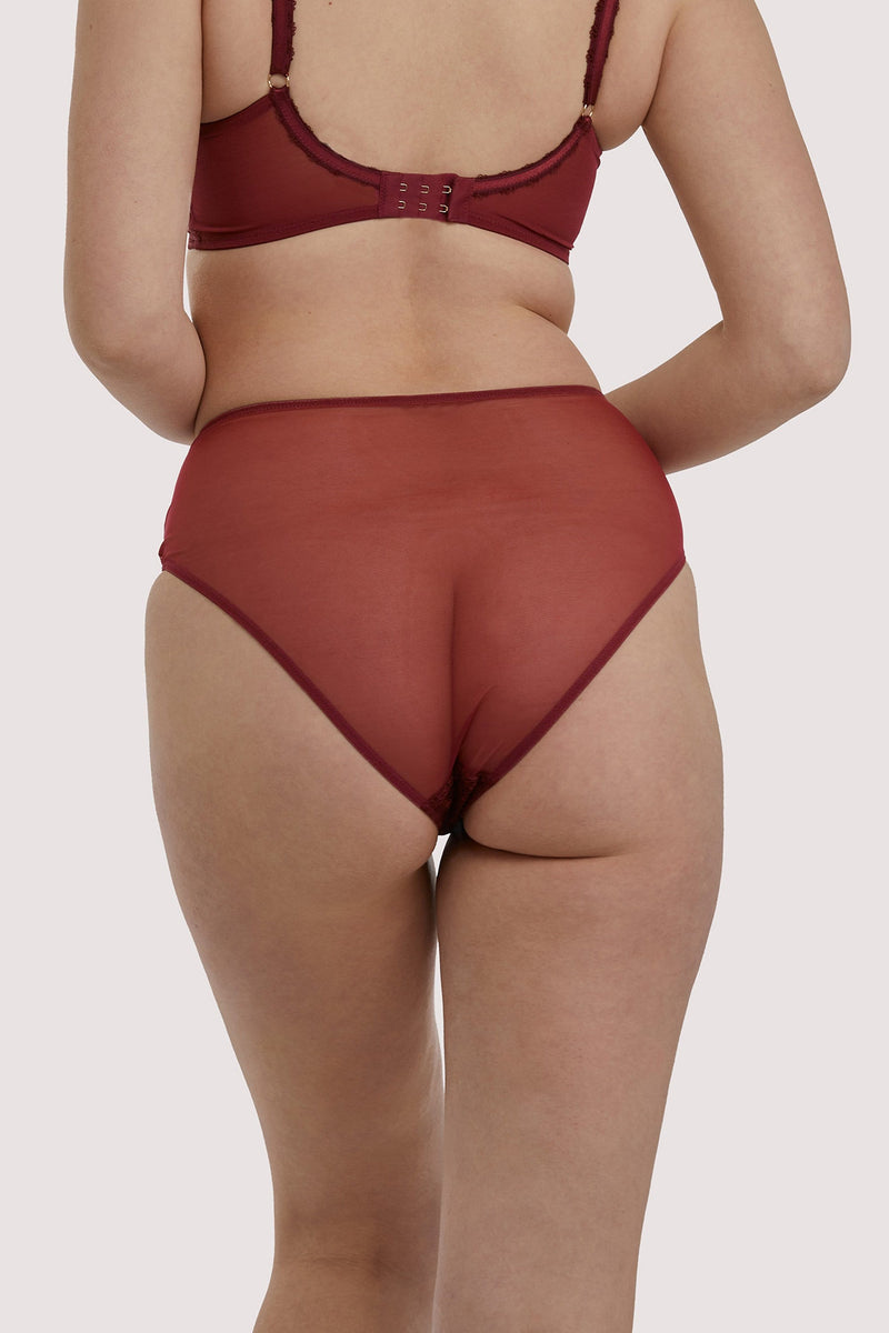 Emma Merlot Wine High Waist Brief