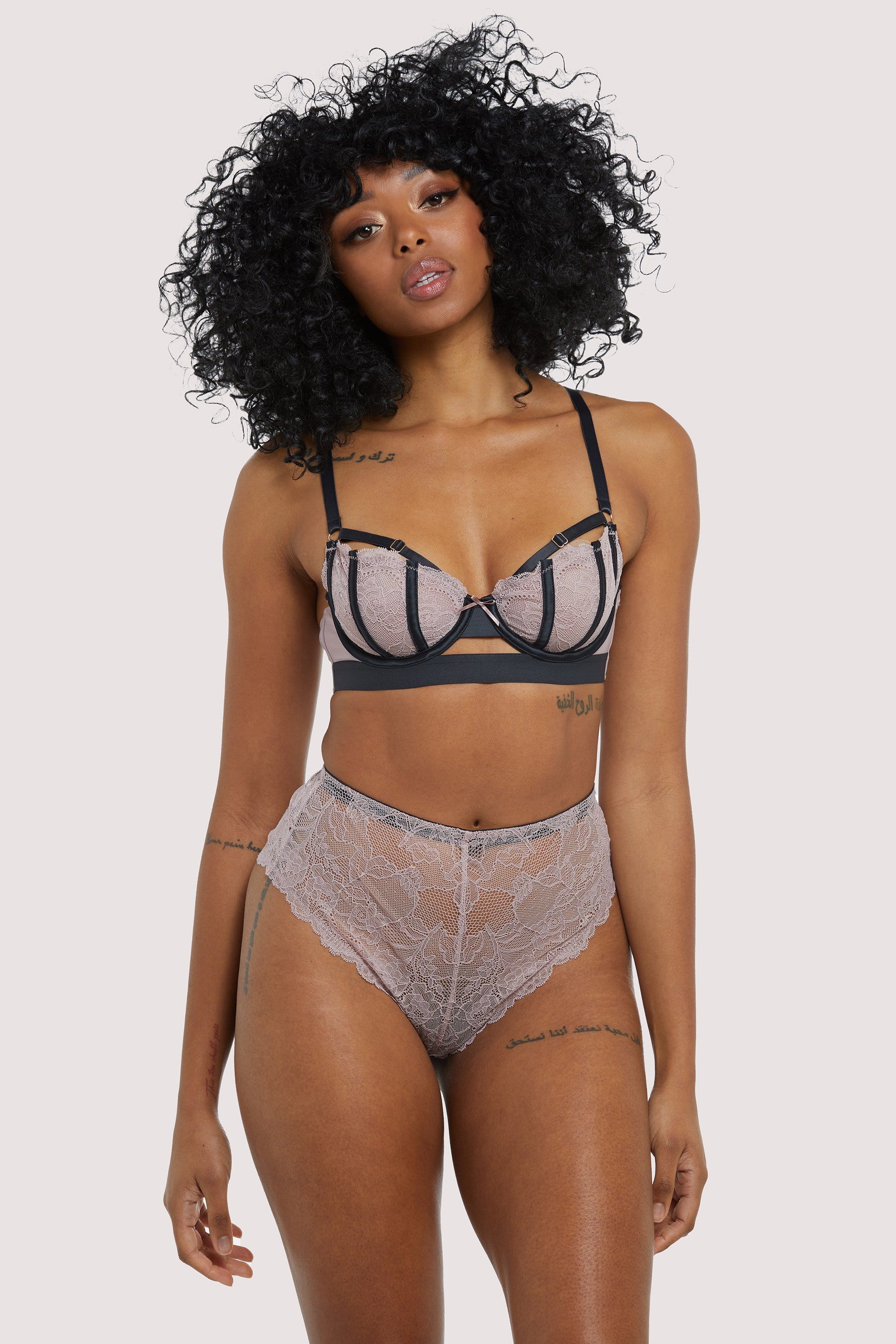 Celestina Pink Lace Brief