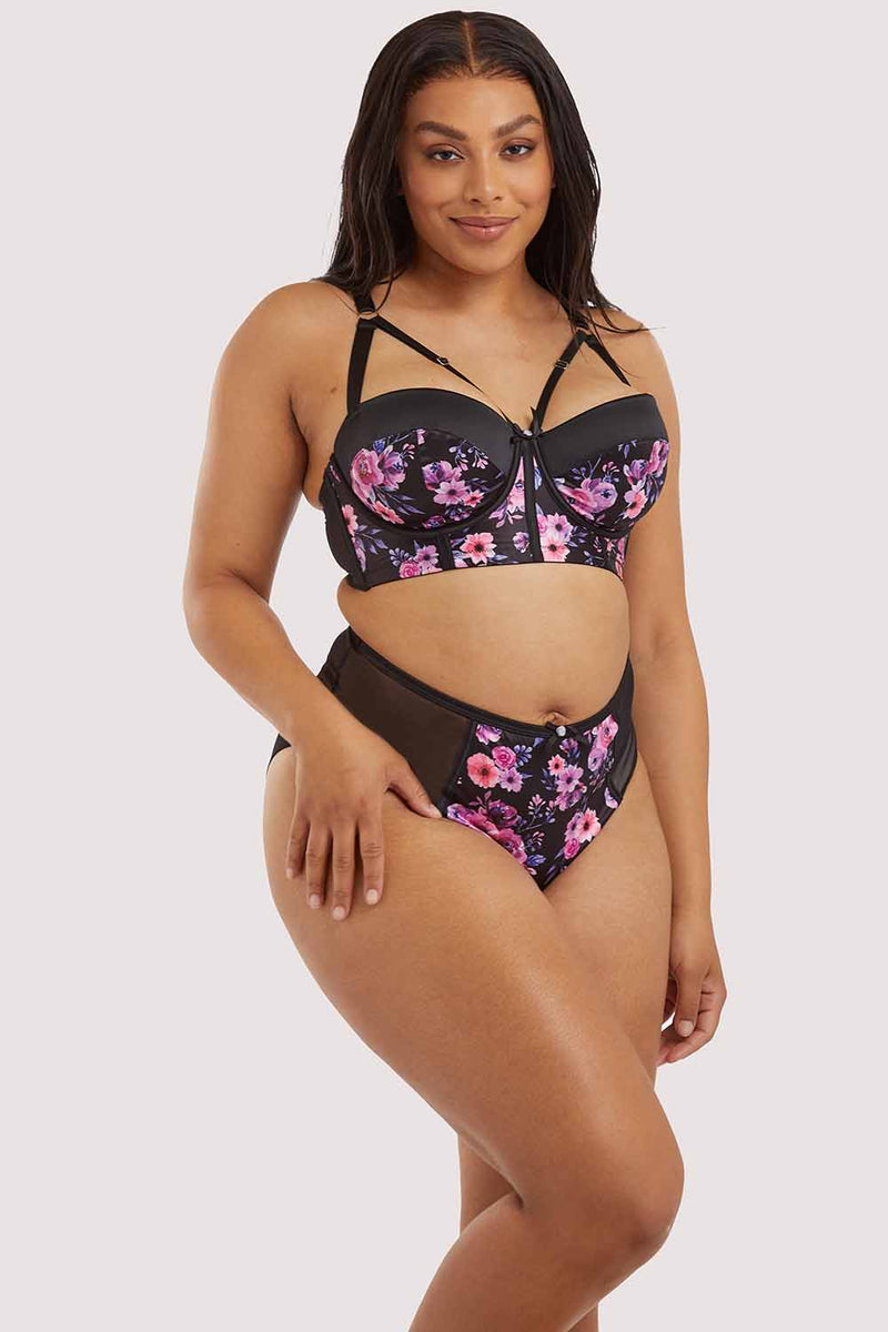 Jules Printed Longline Bra
