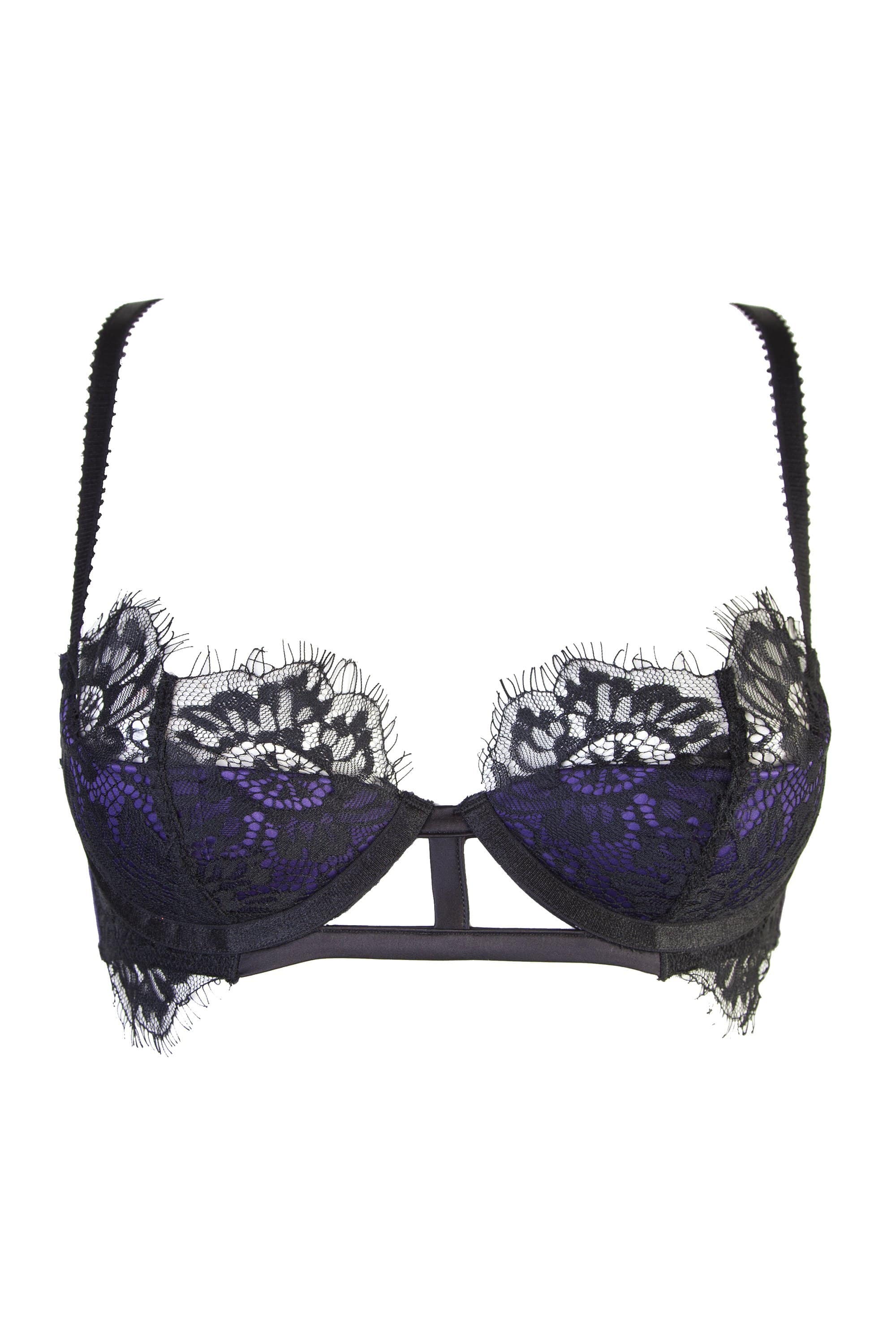 Sheba Purple Lace Bra Curve