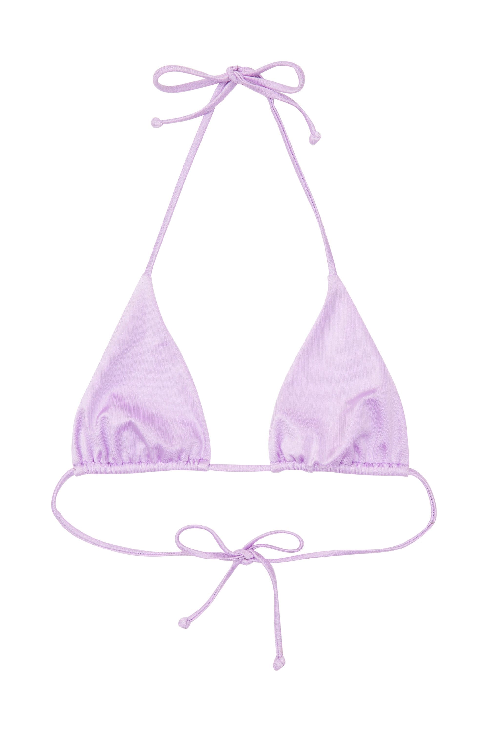 Wolf & Whistle High shine triangle top lilac