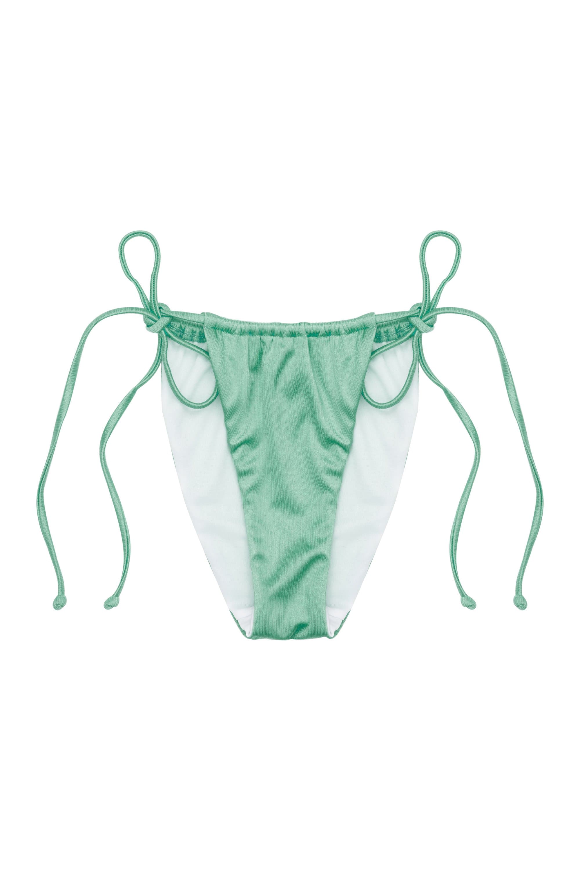 Wolf & Whistle High shine tie side brief mint