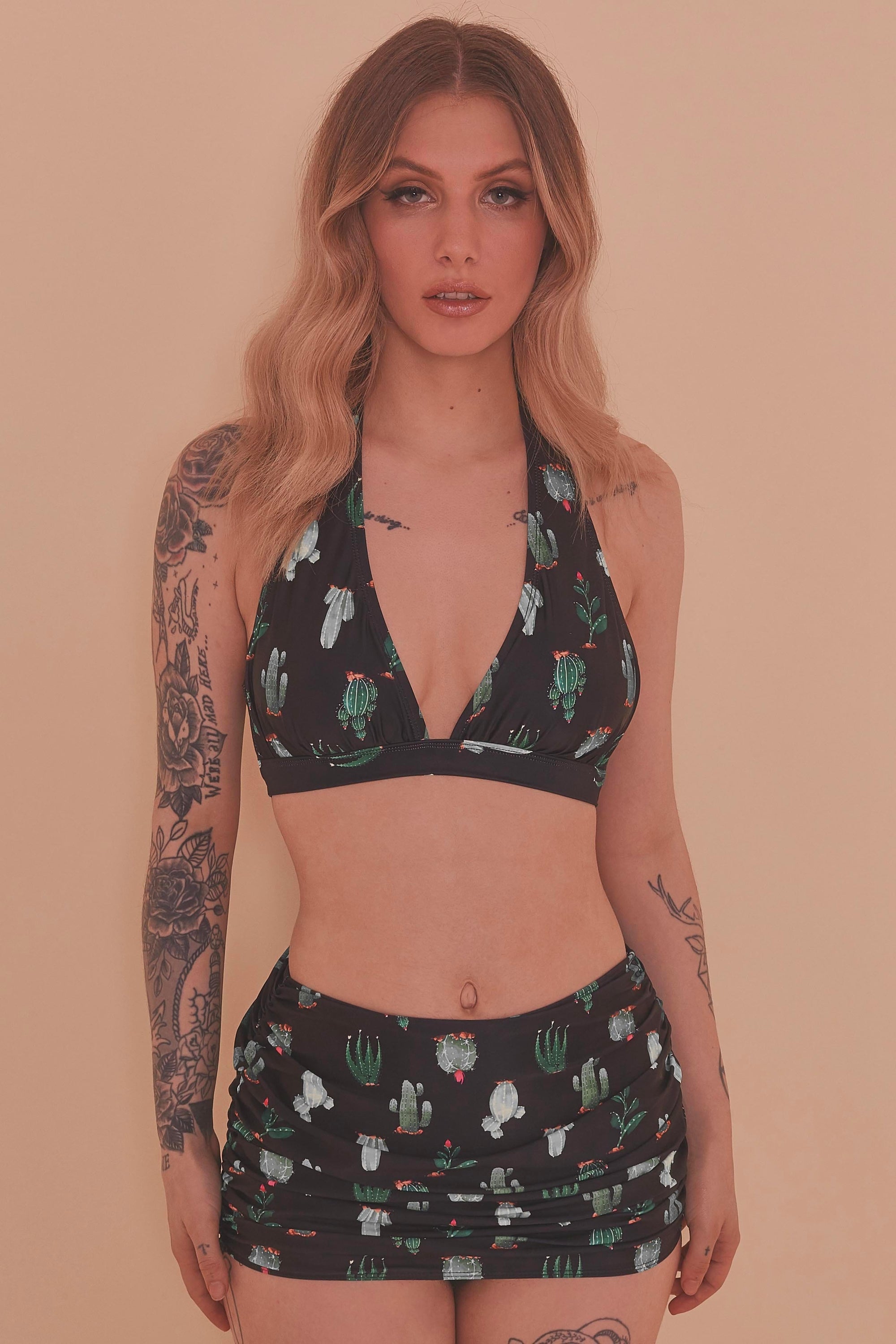 Collectif Cactus Skirted Bikini Brief