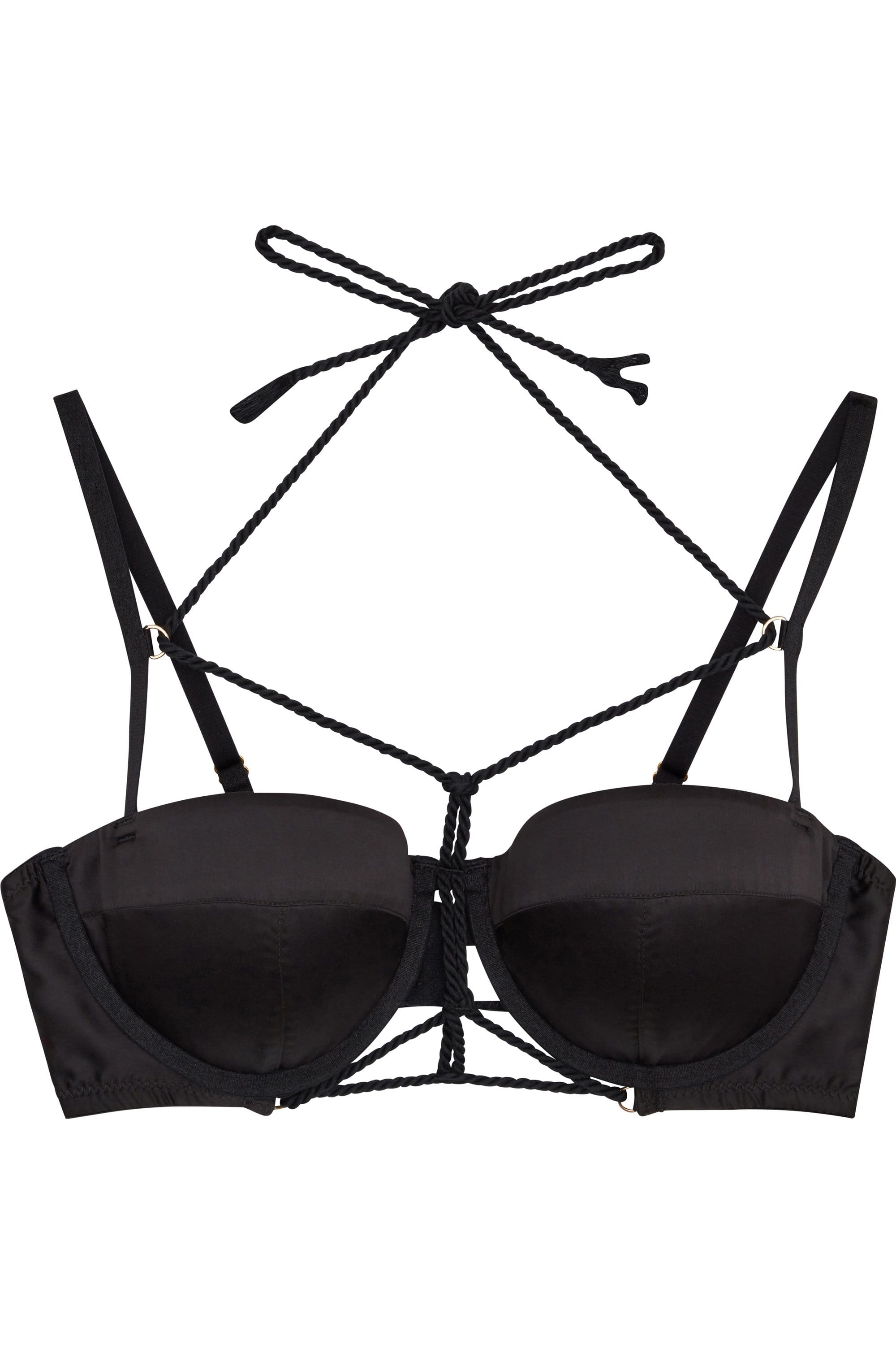 Peek & Beau Eloise Rope Satin Bra A - E