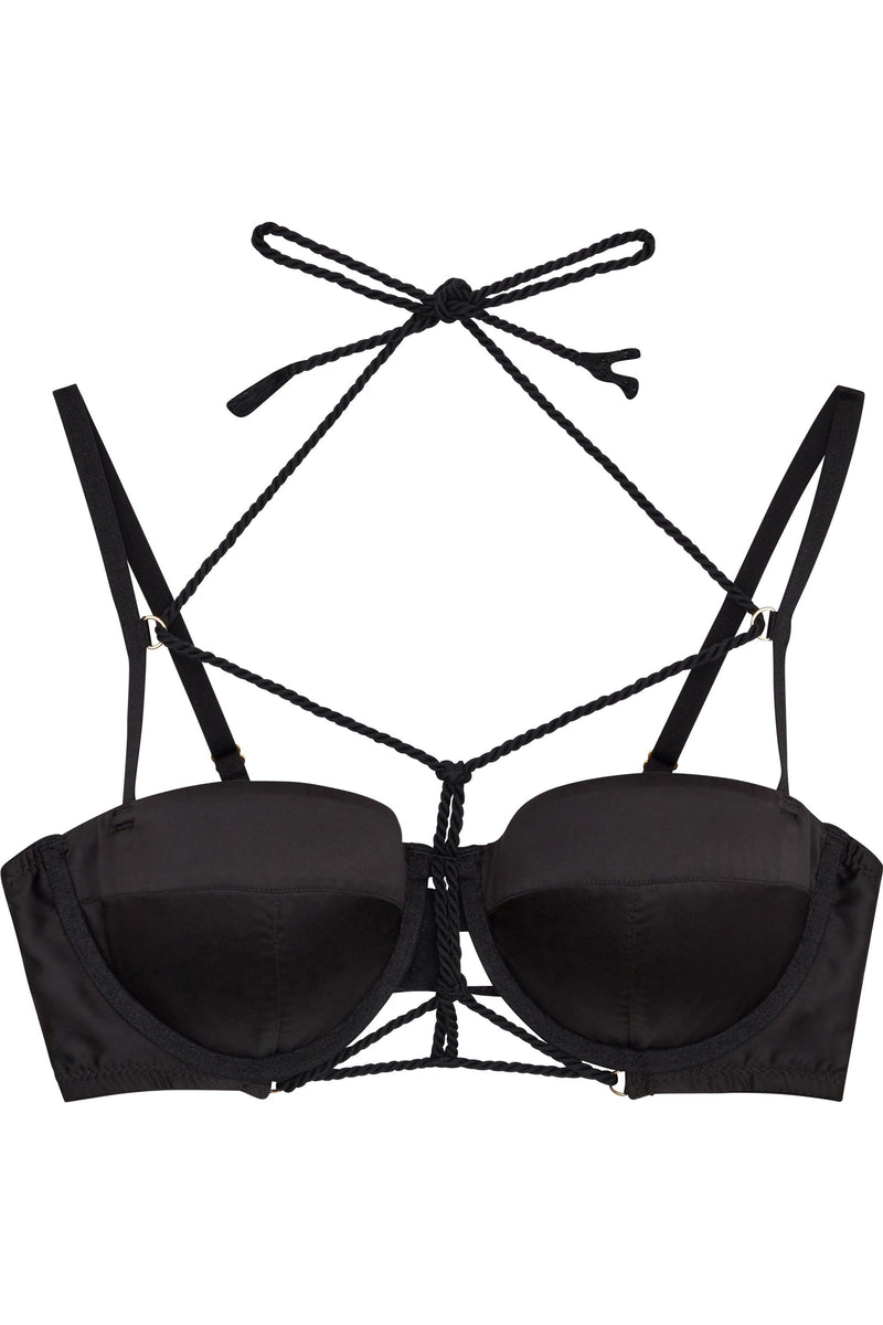 Peek & Beau Eloise Rope Satin Bra A - E