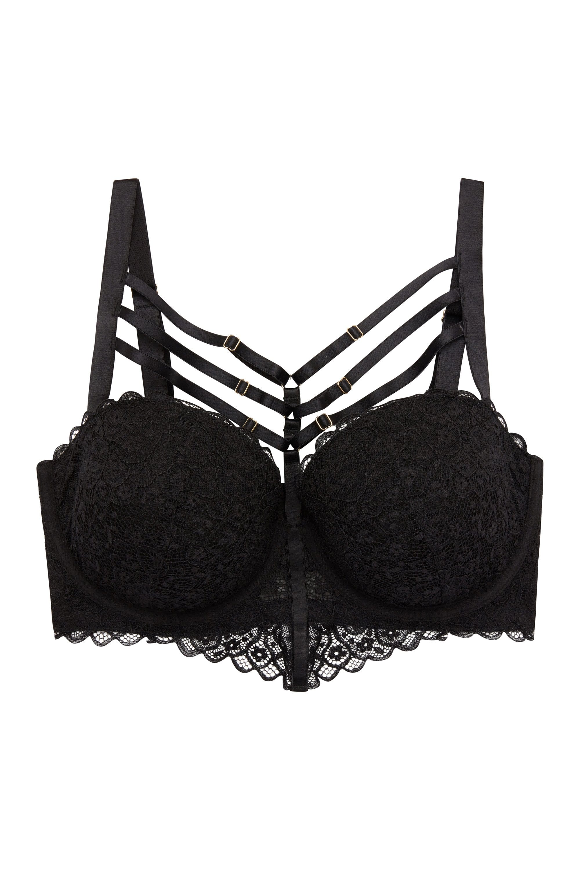 Peek & Beau Willa strappy detail lace FB bra DD - H