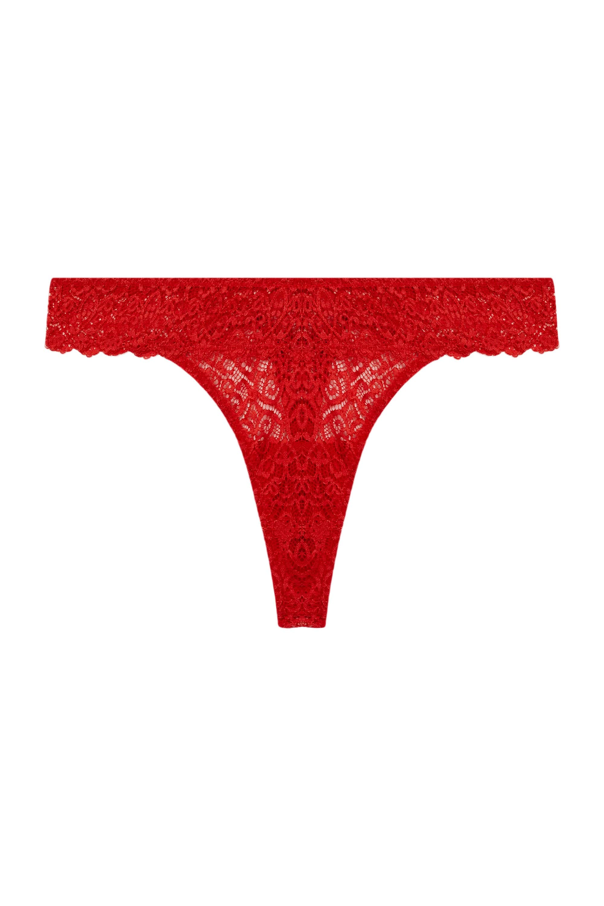 Ariana Red Everyday Lace Thong