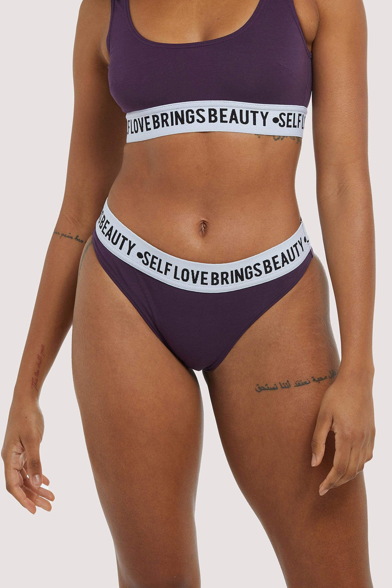 Self Love Purple Brief