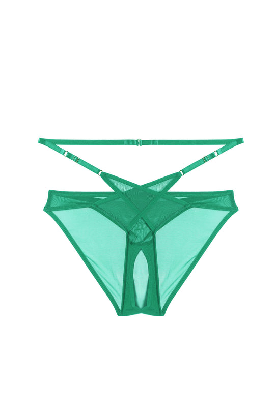 Eddie Green Crossover Wrap Crotchless Brazilian Brief