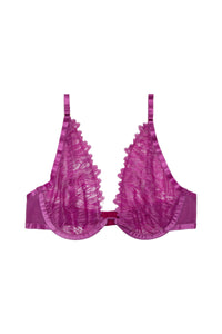 Margot Violet High Apex With Wire Lace Bra