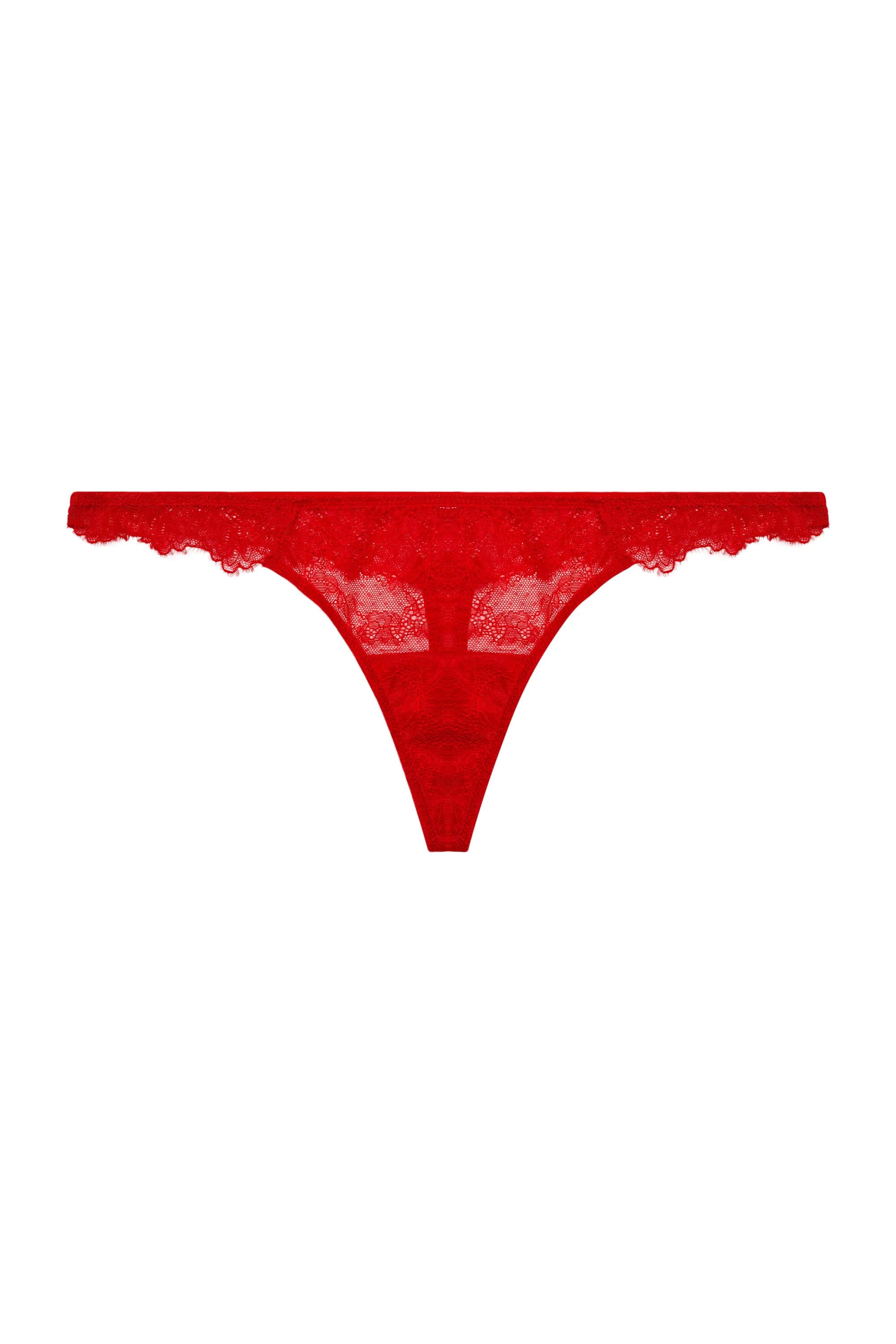 Rosalyn Red Lace Thong