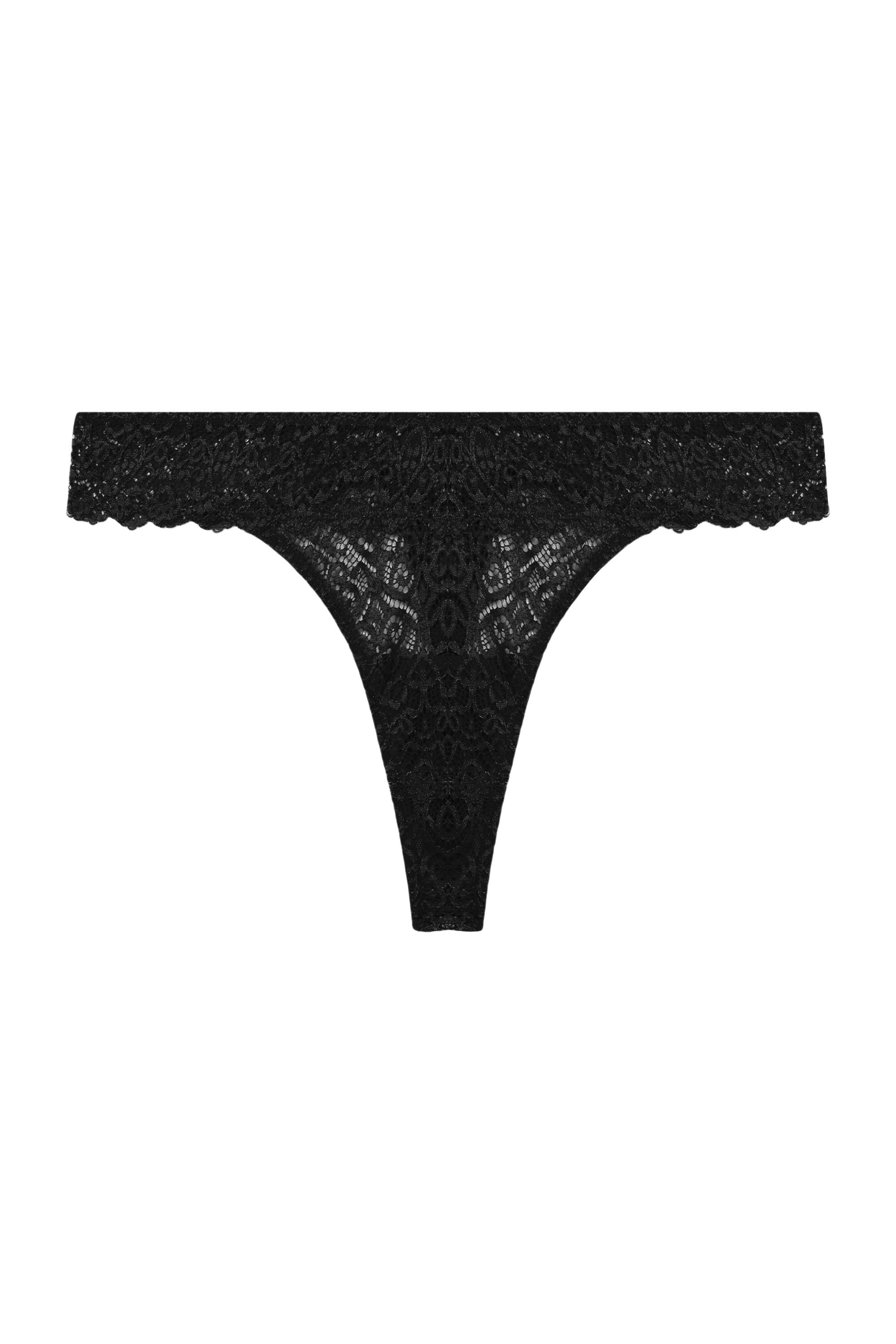 Ariana Black Everyday Lace Thong