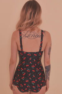 Collectif Cherry Love Skirted Swimsuit