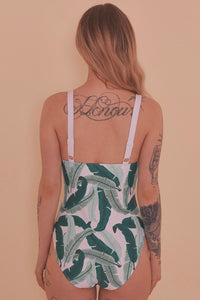Collectif Banana Leaf Knot Swimsuit