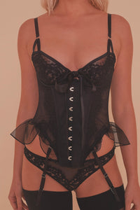 Felicity Hayward Anna Lace and Mesh Basque