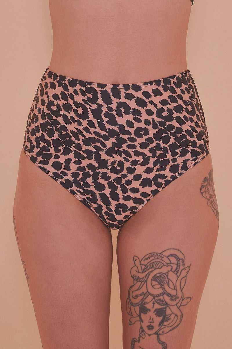 Collectif Leopard High waist brief