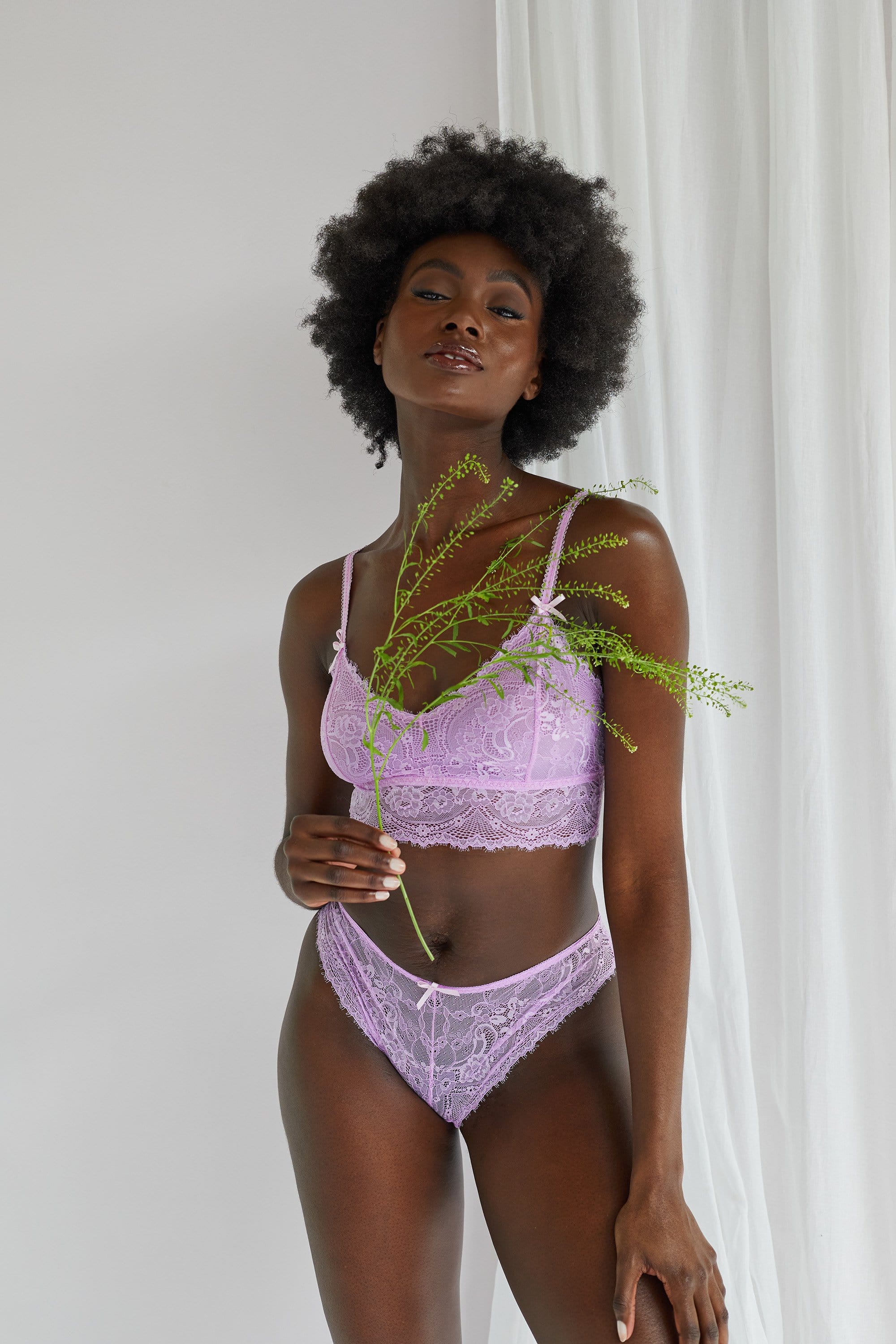 Ariana Lilac Everyday Lace Bralette