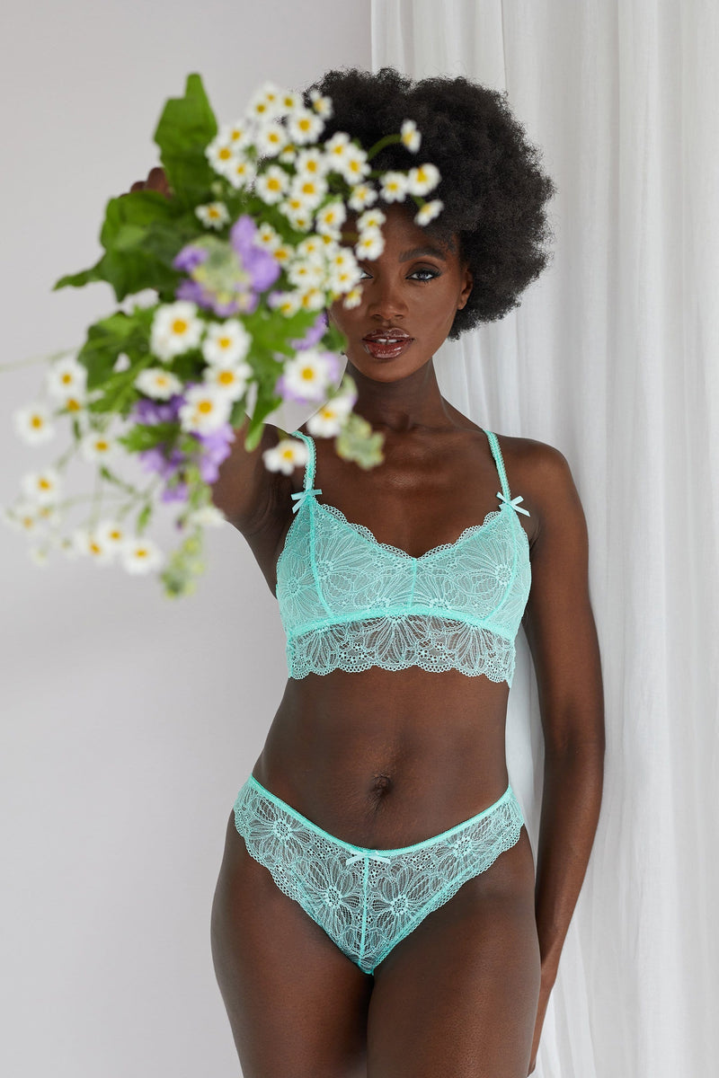 Ariana Everyday Lace Bralette Mint