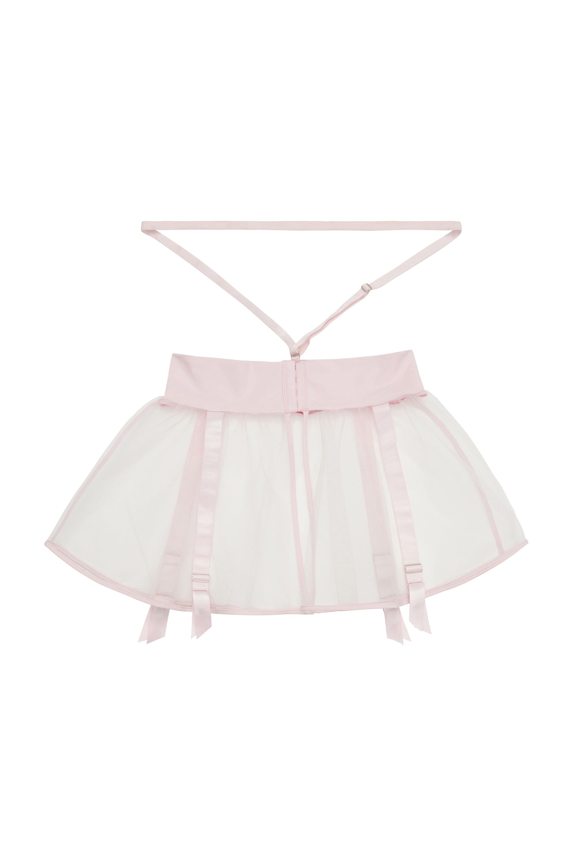 Peek & Beau Caia Pink Suspender Harness Skirt