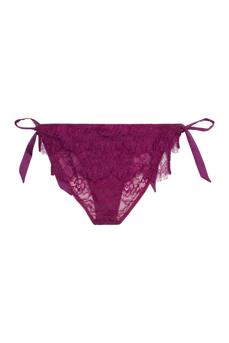 Peek & Beau Bryn Purple Lace frill brief