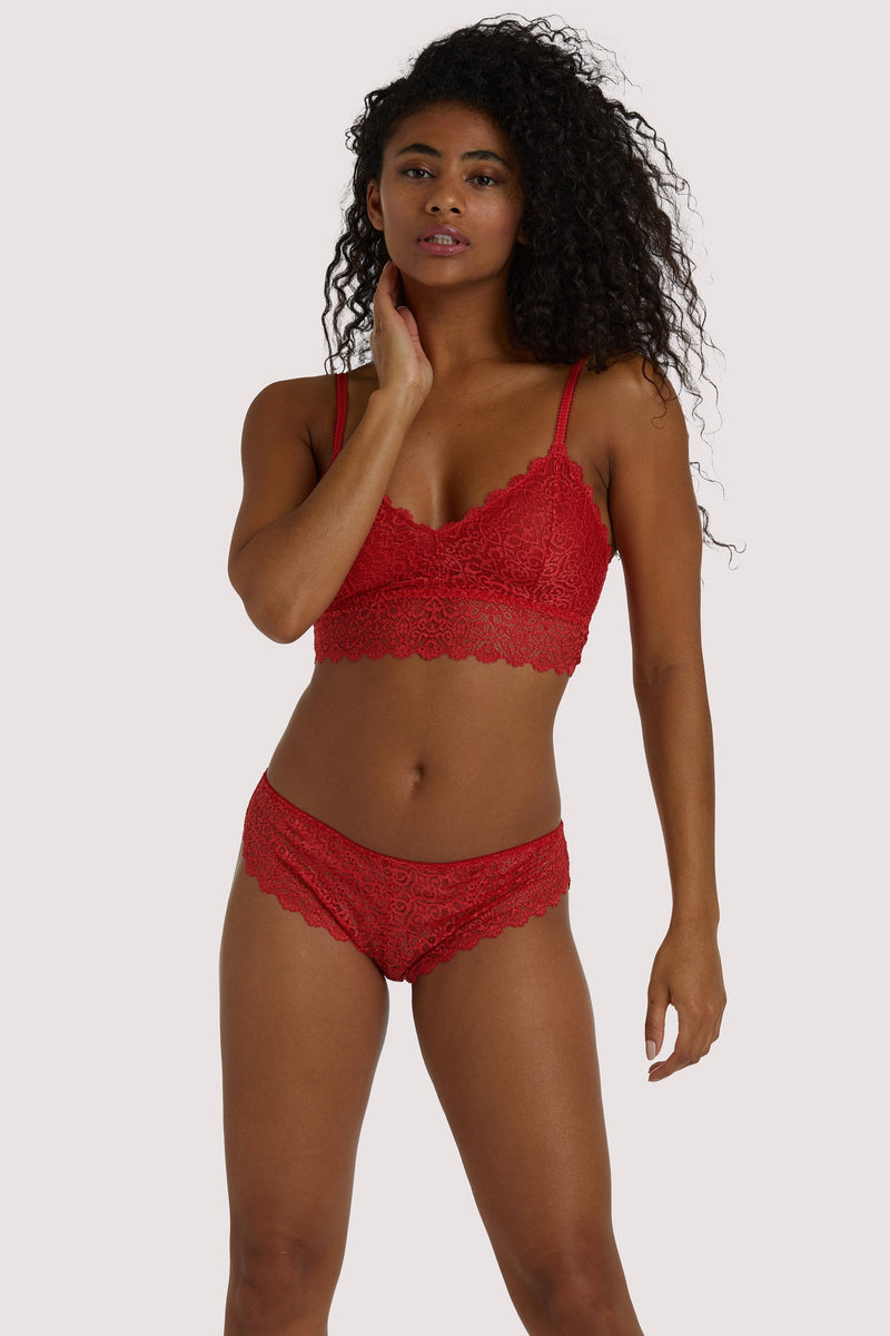 Ariana Red Everyday Lace Brief