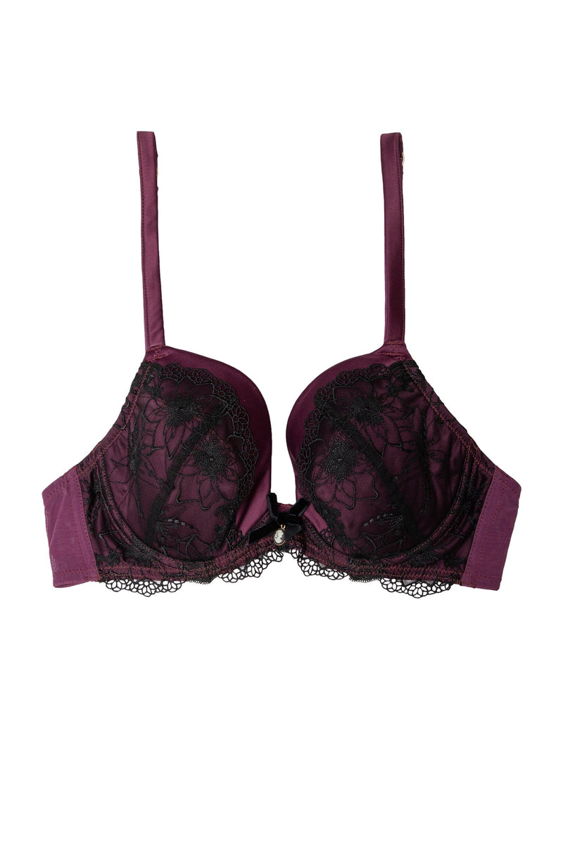 Muriel Purple Plunge Bra