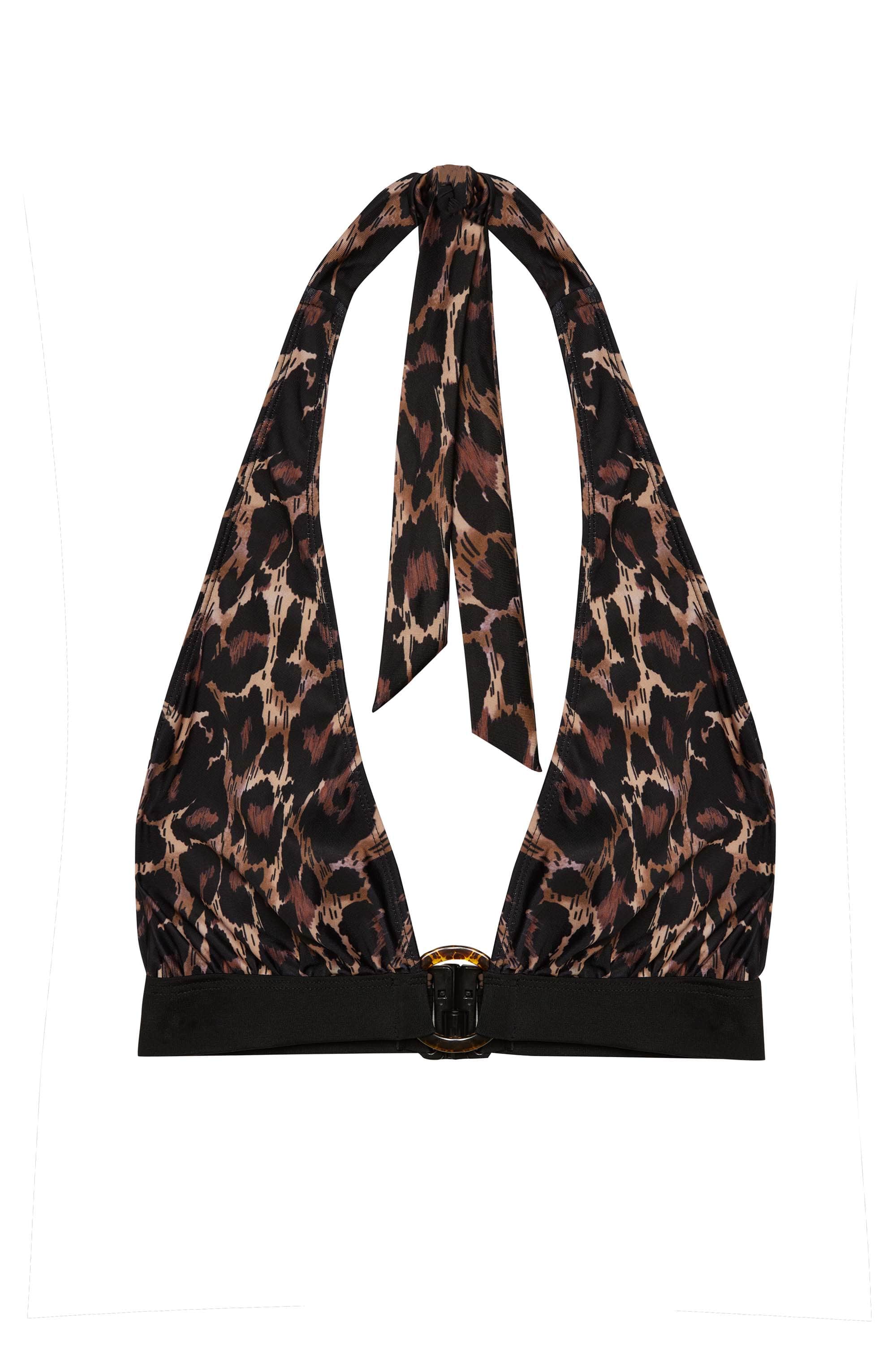 Eco Jayne Leopard Bikini Top